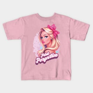 Pink Perfection Barbie Beauty Girl Kids T-Shirt